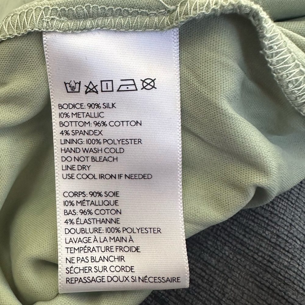 UO Sparkle and Fade Mint Green Sparkly Halter Body Suit in Women’s Medium - Picture 5 of 9
